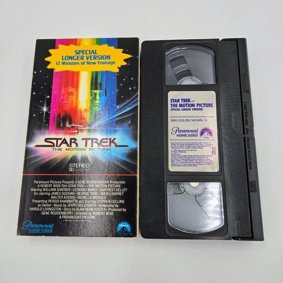 Star Trek VHS Movie Lot The Motion Picture Wrath Of Khan Final Frontier Search - Picture 8 of 16
